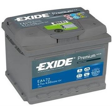 Exide Premium 12V 47Ah 450A, EA472