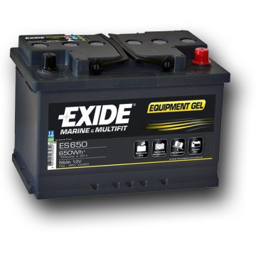 Exide Equipment Gel 12V 56Ah 460A ES650