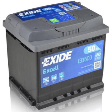 Exide Excell 12V 50Ah 450A, EB500