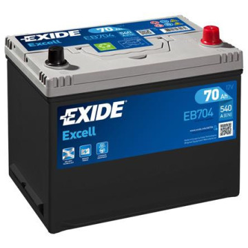 Exide Excell 12V 70Ah 540A, EB704