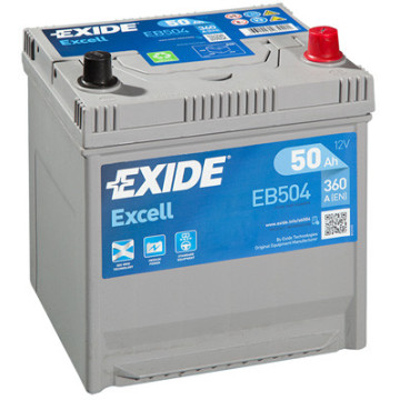 Exide Excell 12V 50Ah 360A, EB504