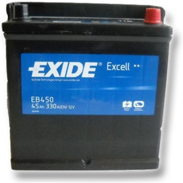 Exide Excell 12V 45Ah 330A, EB450