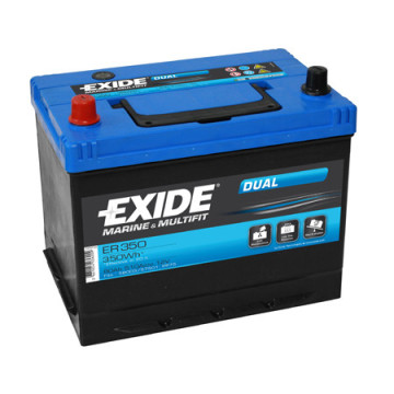 Exide Dual 12V 80Ah 510A, ER350