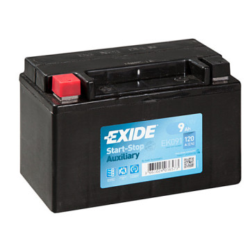 Exide Prídavné AGM 12V 9Ah 120A, EK091