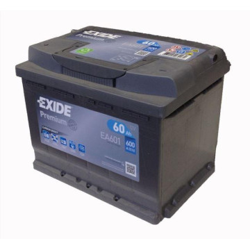 Exide Premium 12V 60Ah 600A, EA601