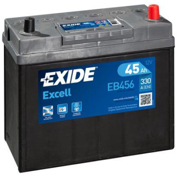 Exide Excell 12V 45Ah 300A, EB456