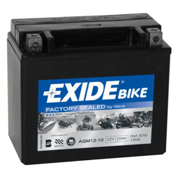 Exide Bike GEL/AGM 12V 10Ah 150A, AGM12-10