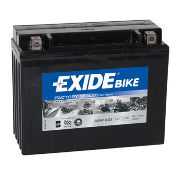 Exide Bike GEL/AGM 12V 21Ah 350A, AGM12-23