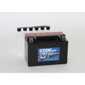 Exide Bike AGM - Maintenance Free 12V 8Ah 120A, YTX9-BS