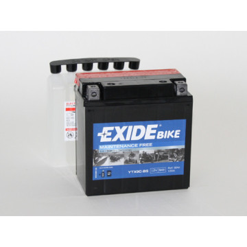 Exide Bike AGM - Maintenance Free 12V 9Ah 135A, YTX9C-BS