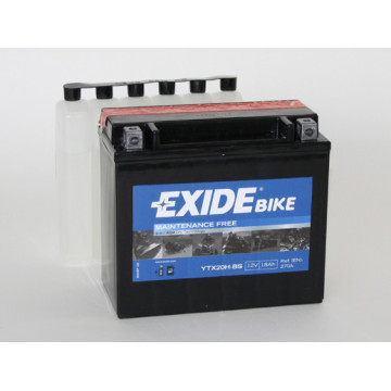 Exide Bike AGM - Maintenance Free 12V 18Ah 270A, YTX20H-BS