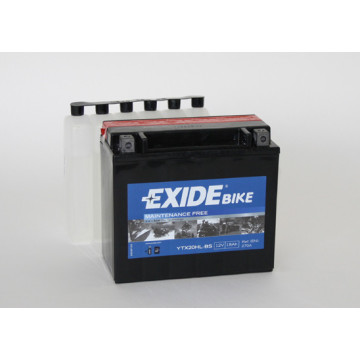 Exide Bike AGM - Maintenance Free 12V 18Ah 270A, YTX20HL-BS