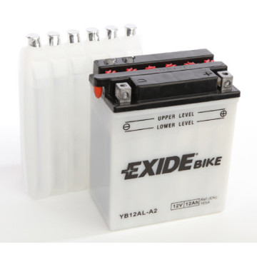 Exide Bike Conventional 12V 12Ah 165A, YB12AL-A2