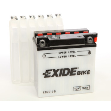 Exide Bike Conventional 12V 9Ah 85A, 12N9-3B